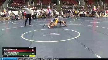 108 lbs Round 1 (6 Team) - Dylan Angelo, Attrition vs Wyatt Andrews, Funky Monkeys Green