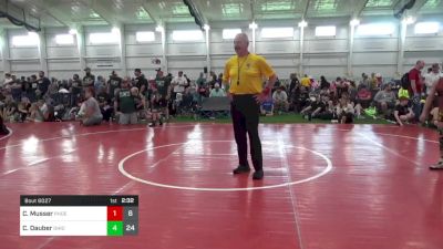 80 lbs Pools - Cole Musser, Phoenix W.C. vs Cale Dauber, Ohio Gold 24K