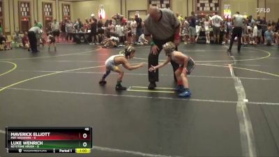 46 lbs Round 3 (6 Team) - Maverick Elliott, Mat Assassins vs LUKE WENRICH, Keystone Krush