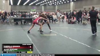 101 lbs Round 1 (16 Team) - Alyssa Quezaire, Missouri Baptist vs Gabrielle Medeiros, Campbellsville