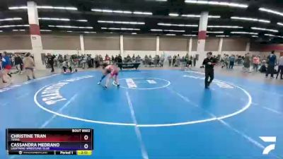 100 lbs Quarterfinal - Christine Tran, Texas vs Cassandra Medrano, Lightning Wrestling Club