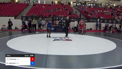 92 kg Cons Semis - Carson Thomas, Ohio vs Kaleb Jackson, New Jersey