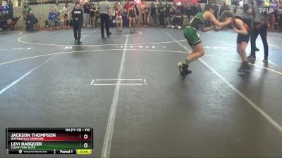 110 lbs Round 3 - Levi Rabquer, Clear Fork Elite vs Jackson Thompson, Waynesville Spartans