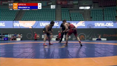 97 kg Quarterfinal - Oktay Ciftci, TUR vs Mamed Ibragimov, KAZ