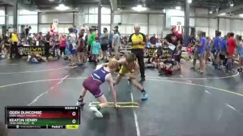 78 lbs Round 5 (6 Team) - Keaton Henry, Team Iowa Blue vs Oden Duncombe, Steel Valley Psychos