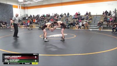 138 lbs Cons. Semi - Owen Langhurst, Prairie, Cedar Rapids vs Will Humphrey, Prairie, Cedar Rapids