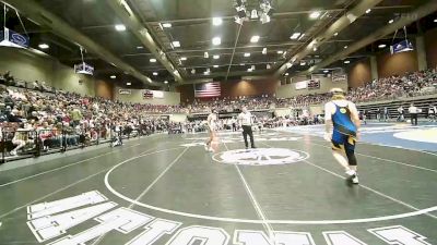 2A 165 lbs Champ. Round 1 - Mark Roman, Millard vs Garrett Hoyt, Parowan