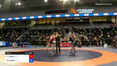 125 kg 3rd Place - Trent Hillger, Badger Regional Training Center vs Dominique Bradley, Sunkist Kids Wrestling Club