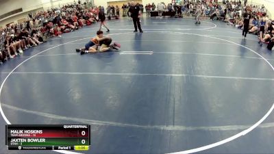 95 lbs Quarterfinals (8 Team) - Jaxten Bowler, Utah vs Malik Hoskins, Team Arizona