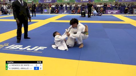 JHONATAN MENDES DE MATOS vs VICTOR GABRIEL ARAUJO PORTO 2024 Brasileiro Jiu-Jitsu IBJJF