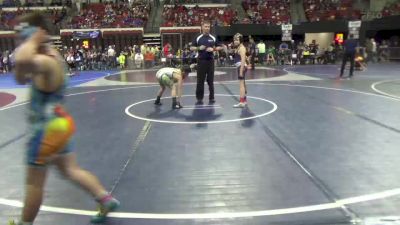 100 lbs Cons. Round 1 - Mason Meigs, Belgrade Wrestling Club vs Raylon Harman, Corvallis Wrestling Club