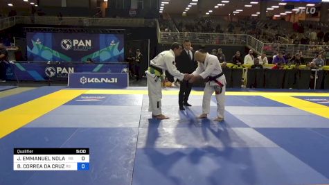 JEFFREY EMMANUEL NOLASCO vs BERNARDO CORREA DA CRUZ 2024 Pan Jiu Jitsu IBJJF Championship