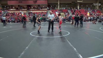 88 lbs Cons. Round 2 - Wyatt Brand, Brawlers vs Cooper Heitman, Greater Heights Wrestling