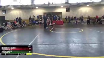 87 lbs Placement Matches (8 Team) - Donovan Quinn, Michigan Blue vs Jack Baker, California