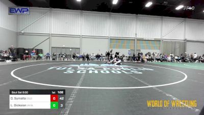 135 lbs Rr Rnd 4 - Donovan Symalla, Northern Colorado 14U vs Levi Dicksion, Untouchables 14U Blue