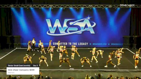 ACE Cheer Company - BHM - Warriors [2022 Senior Small Coed (worlds) Day 2] 2022 WSA Grand Nationals