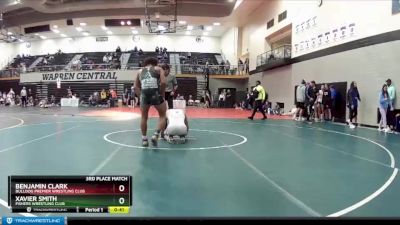 170 lbs 3rd Place Match - Xavier Smith, Fishers Wrestling Club vs Benjamin Clark, Bulldog Premier Wrestling Club