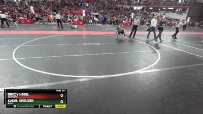 60 lbs Cons. Round 3 - Brody Hebel, Denmark vs Kaden Kreuzer, B.A.M.