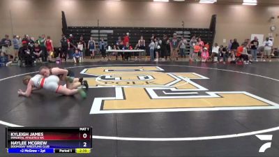 144 lbs Quarterfinal - Kyleigh James, Immortal Athletics WC vs Haylee McGrew, Doomsday Wrestling Club