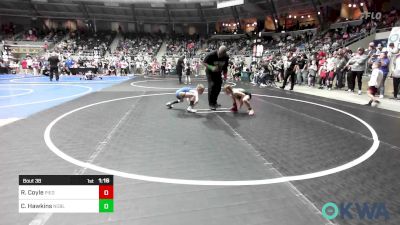 64 lbs Round Of 16 - Rowan Coyle, Piedmont vs Corbin Hawkins, Noble Takedown Club