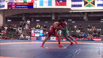 87 kg Quarterfinal - Pool Ambrocio, PER vs Alfonso Leyva, MEX