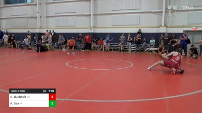 138-C lbs Semifinal - Robert Buchheit, OH vs Kyler See, PA