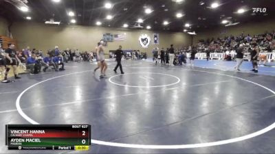 138 lbs Cons. Round 2 - Vincent Hanna, Calvary Chapel vs Ayden Maciel, Madera