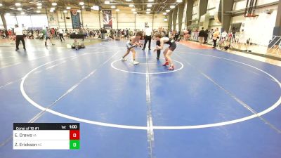 135 lbs Consi Of 16 #1 - Elliott Crews, VA vs Zackary Erickson, NC