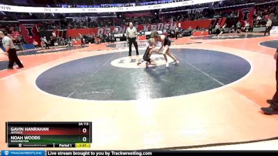 2A 113 lbs Cons. Round 2 - Gavin Hanrahan, Antioch vs Noah Woods, Washington