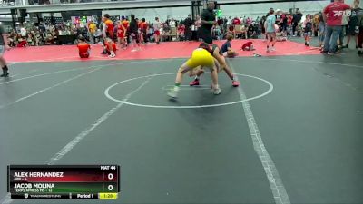 88 lbs Round 8 (10 Team) - Jacob Molina, Terps Xpress MS vs Alex Hernandez, GPS