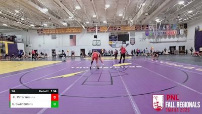 114 lbs Round 4 - Haakon Peterson, Askren Wrestling Academy vs Brett Swenson, PINnacle Wrestling