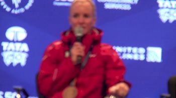 Shalane Flanagan describes the moment she passed Rahma Tusa to make the podium