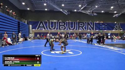 160 lbs 3rd Place Match - Samuel Lynon, Enterprise HS vs Cj Mickle, McAdory High School