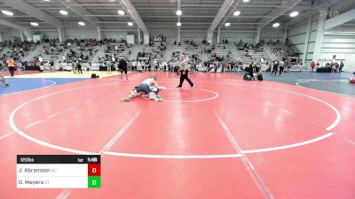 120 lbs Round Of 64 - Jack Abramson, NJ vs Dylan Meyers, CT