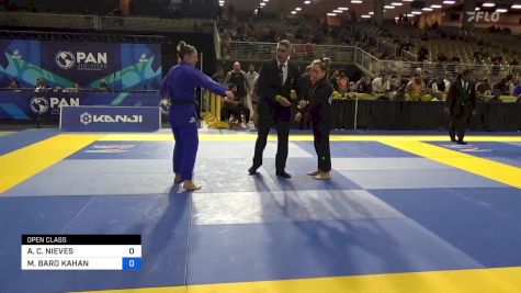 ANA C. NIEVES vs MADELINE BARO KAHAN 2024 Pan Jiu Jitsu IBJJF Championship