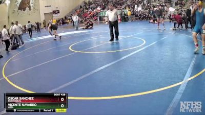 197 Boys Quarterfinal - Oscar Sanchez, San Pasqual vs Vicente Navarro, Vista