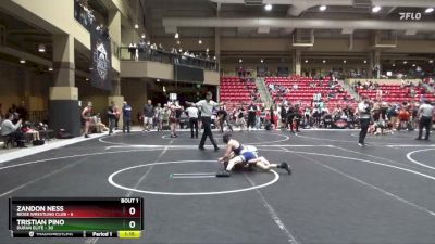 100 lbs Finals (2 Team) - Zandon Ness, Ridge Wrestling Club vs Tristian Pino, Duran Elite