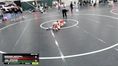 98 lbs 5th Place Match - Brenden Westfall, Abilene Kids Wrestling vs Abel Spencer, Great Bend Kids Club