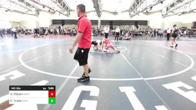 140-I lbs Semifinal - Xxavior Pabon, Mat Assassins vs Enzo Triola, RedNose Wrestling School