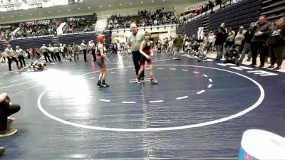 77 lbs Round 1 - Elijah Foltz, American Dream Wrestling Club vs Garrett Bacorn, Dog Pound