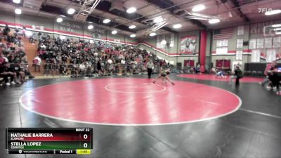 110 lbs Champ. Round 1 - Stella Lopez, Cerritos vs Nathalie Barrera, Elsinore