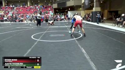 135 lbs Quarterfinal - Ryder Bond, Trailhands vs Austin Mashburn, Winfield Youth Wrestling Club