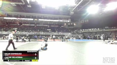 113 lbs Quarterfinal - Oscar Dominguez, Valley vs Carter DeLaCerna, Sutter