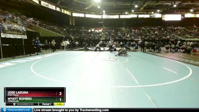 5A 170 lbs Quarterfinal - Jose Laguna, Post Falls vs Wyatt Romero, Timberline