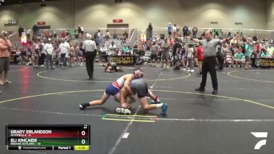 91 lbs Round 3 (6 Team) - Grady Erlandson, Mi Pitbulls vs Eli Kincaide, Indiana Outlaws