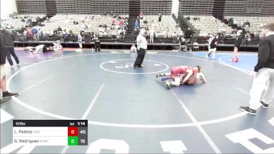 101 lbs Rr Rnd 4 - Liam Palena, Centurion vs Gavin Rodriguez, Neshaminy Youth Wrestling