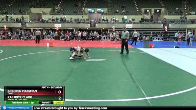 65 lbs 3rd Place Match - Brecken Massman, THWC vs Kaejrick Clark, American Outlaws