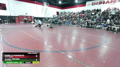 135 lbs Cons. Round 1 - Eliana Trevino, Aliso Niguel vs Isabella Maraveles, Yucca Valley