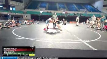 105 lbs Round 1 (3 Team) - Nickoli Mckay, Carolina Reapers vs Brock Smith, Team Bear Wrestling Club Red