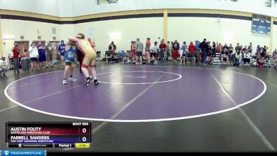 160 lbs 3rd Place Match - Austin Fouty, Whiteland Wrestling Club vs Farrell Sanders, The Fort Hammers Wrestling